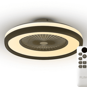 FlinQ LumiFan Ventilateur de plafond Noir