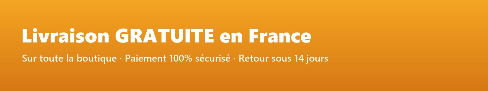 Livraison gratuite